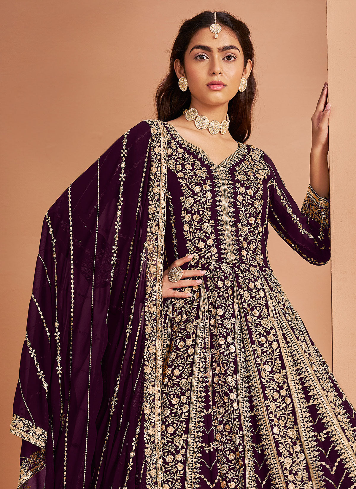 Long Length Anarkali Salwar Suit For Wedding