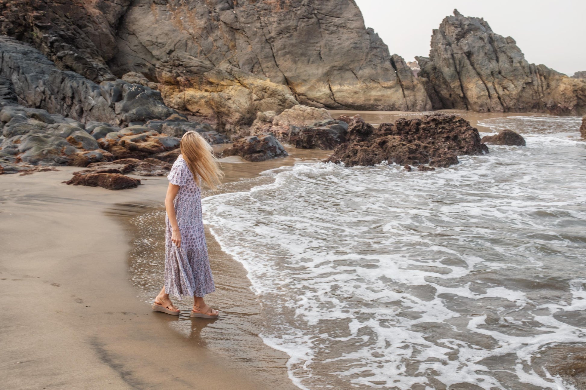 Block print dress, Casual dress, Cotton Summer Dress, Floral Boho Beach Wedding Dress, Vacation Bohemian Long Maxi Pregnancy Button Dress
