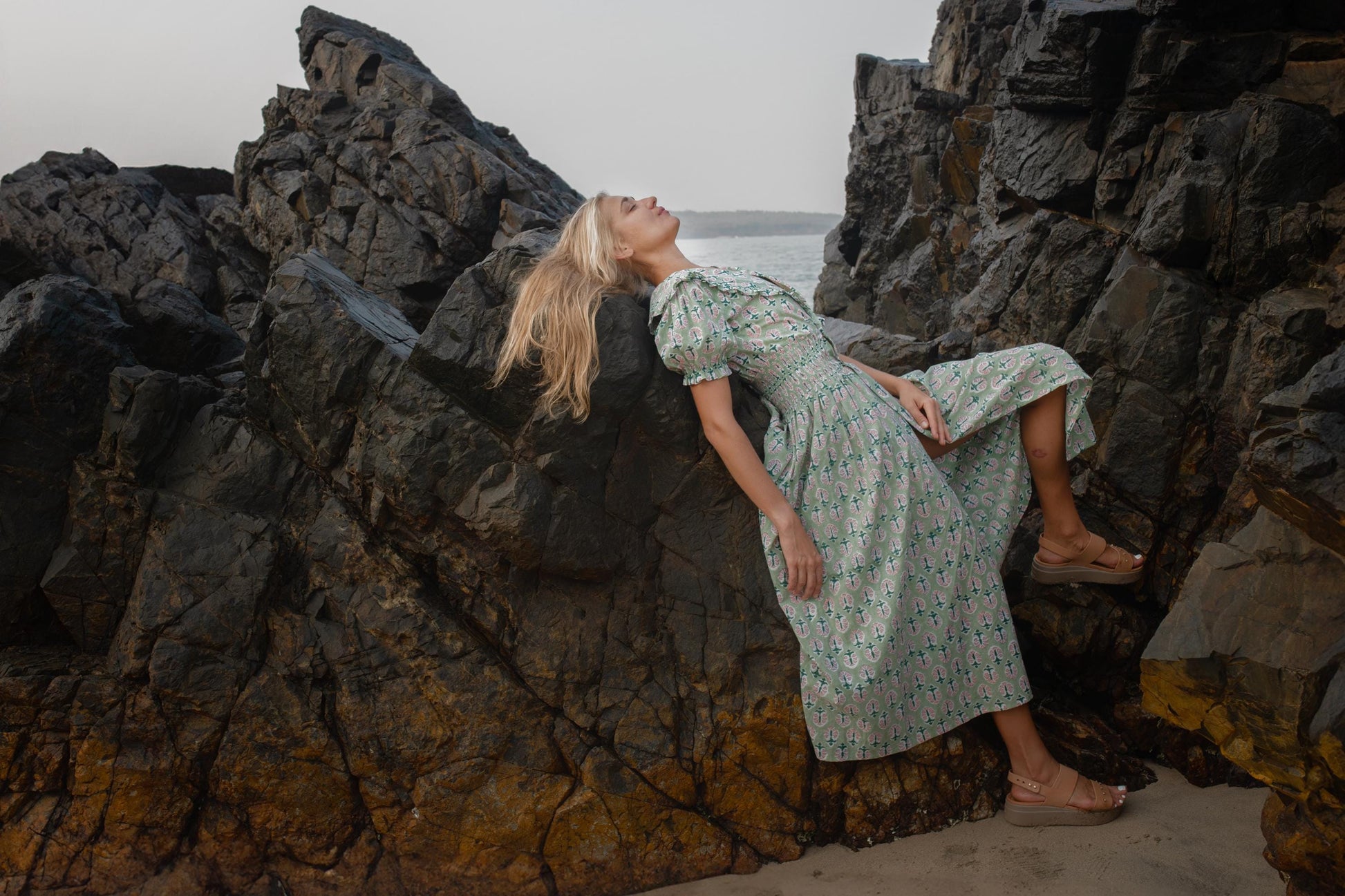 Cotton Long Maxi Warp Dress, Indian Block Print Dress, Bridesmaid Cotton Custom Comfy Dress, Boho Puff Sleeve Dress, Honeymoon Wedding Dress