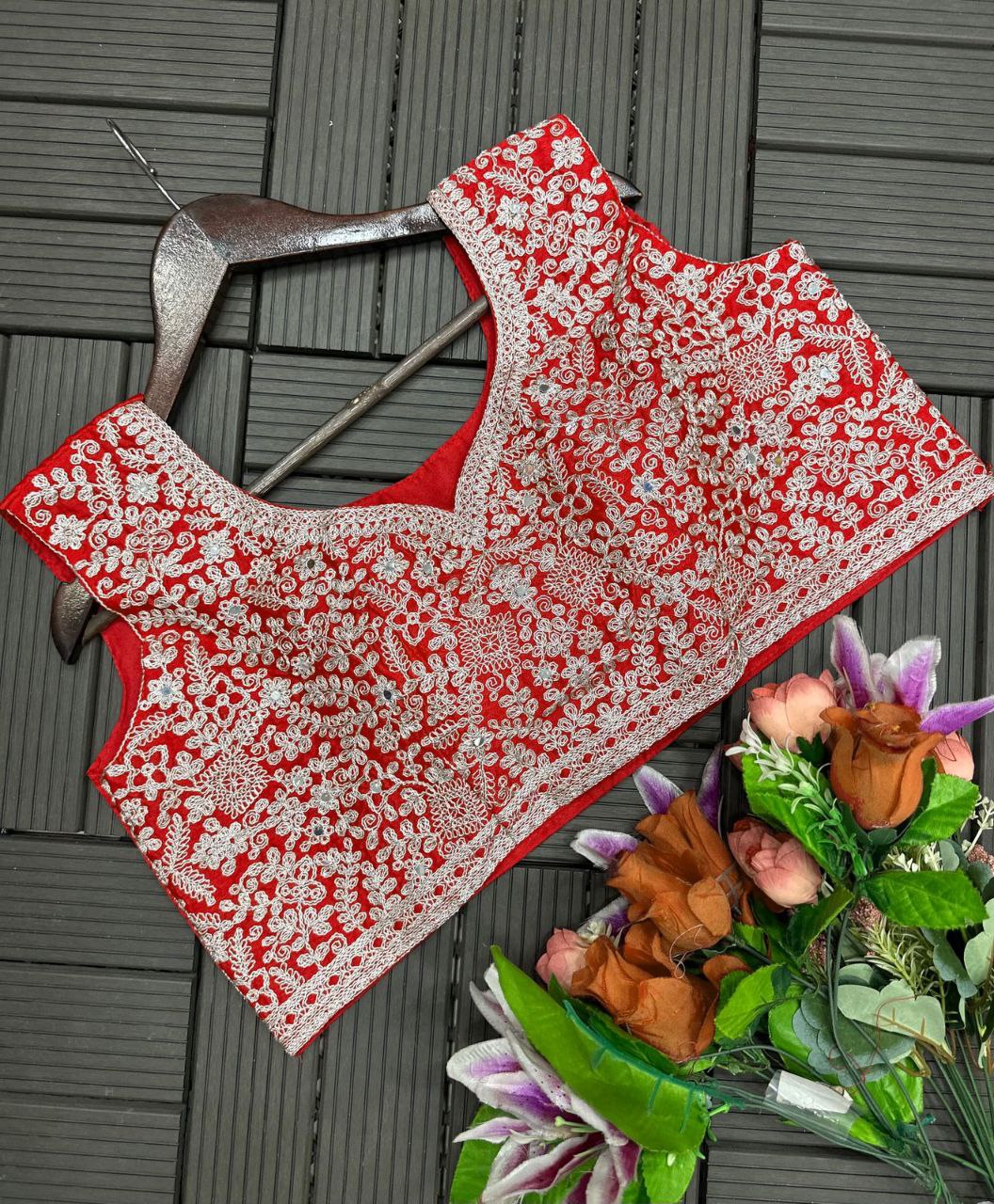 "Elegant Heavy Georgette Plazzo Set with Embroidered Blouse & Koti"