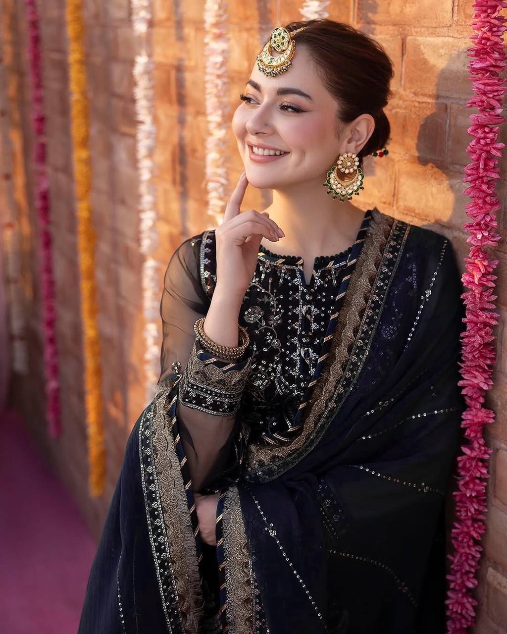 "Elegant Faux Georgette Embroidered Suit Set with Silk Inner & Sequence Work"