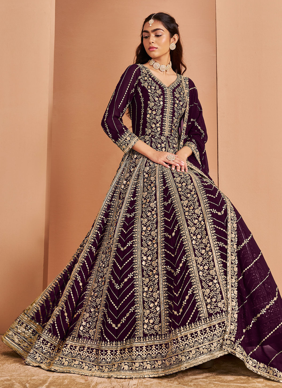 Long Length Anarkali Salwar Suit For Wedding