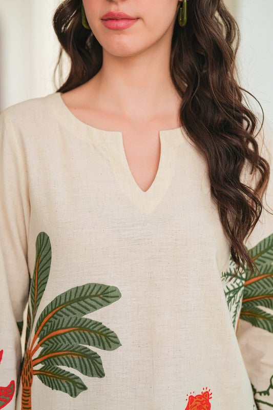 Women's Multicolor Printed Co-ord Set