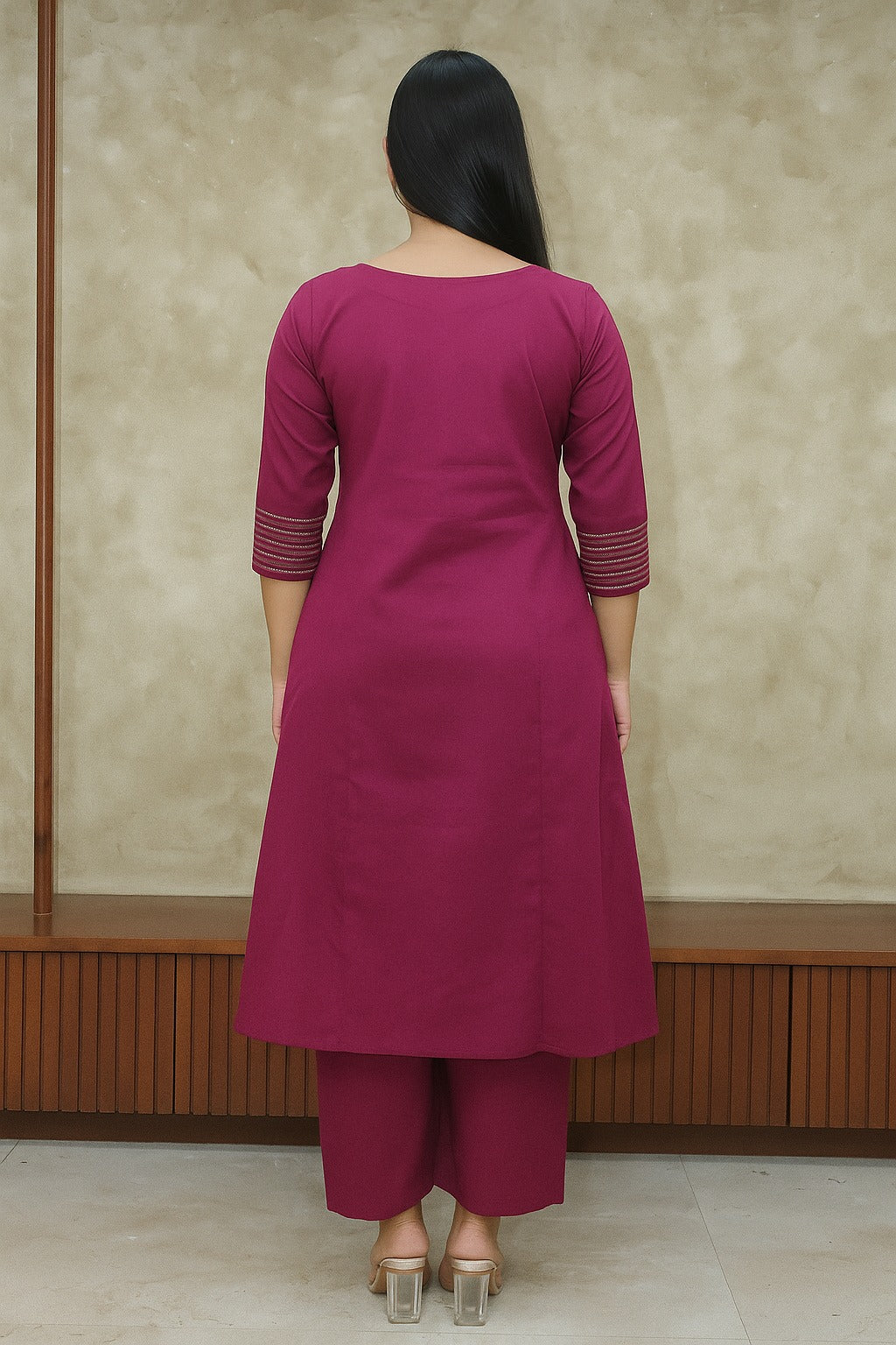 Women Floral Printed Regular Pure Cotton Kurta with Trousers