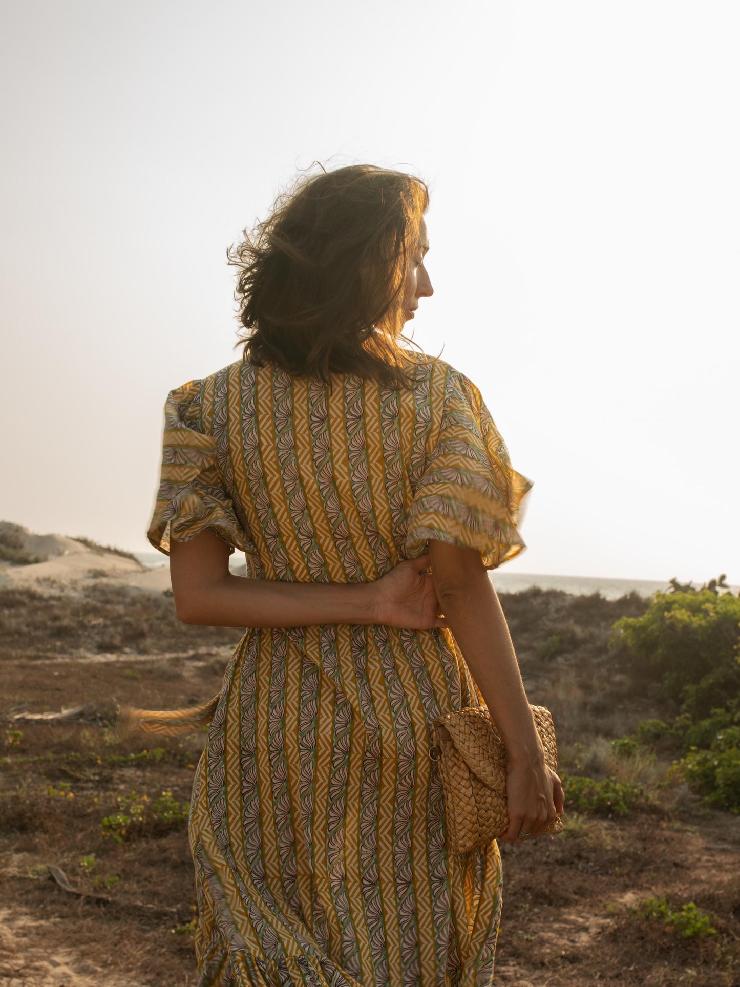 Hand Block Print Dress, Floral Maxi Dress, Summer Butter Yellow Dress, Indian Cotton Custom Dress, Bohemian Gypsy Dress, Beach Wedding Dress