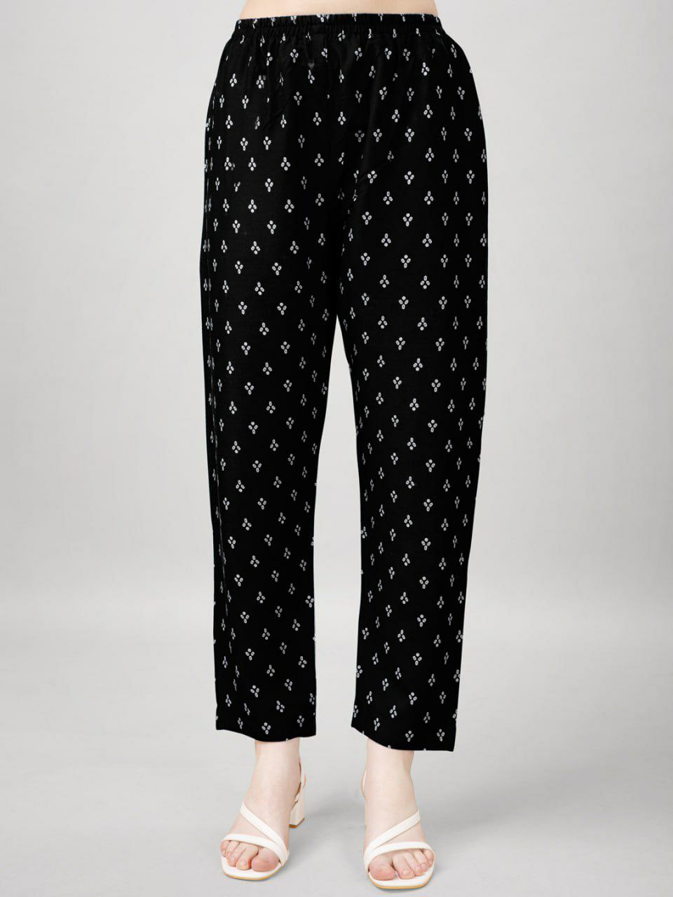 "Elegant Rayon Print Kurti with Embroidery, Fancy Lace Work & Silk Blend Dupatta"