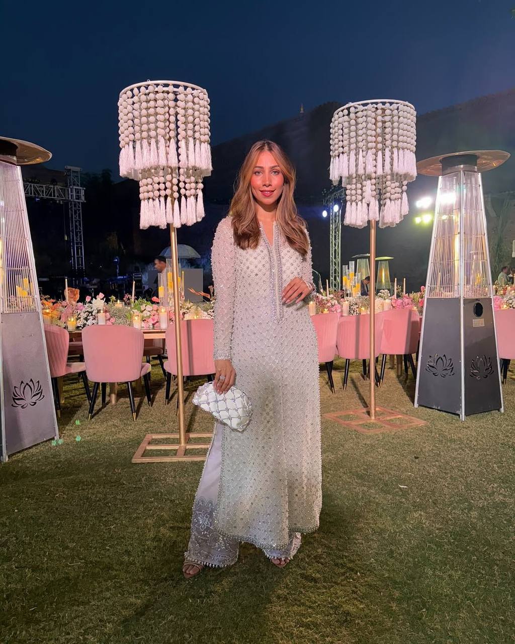 "Elegant Fox Georgette Eid Special Set with Sequence & Moti Work"